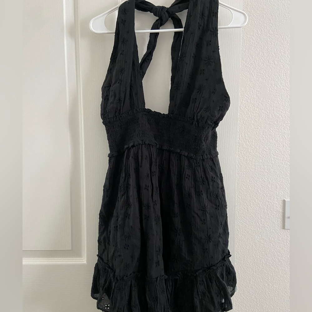 Black aerie mini dress